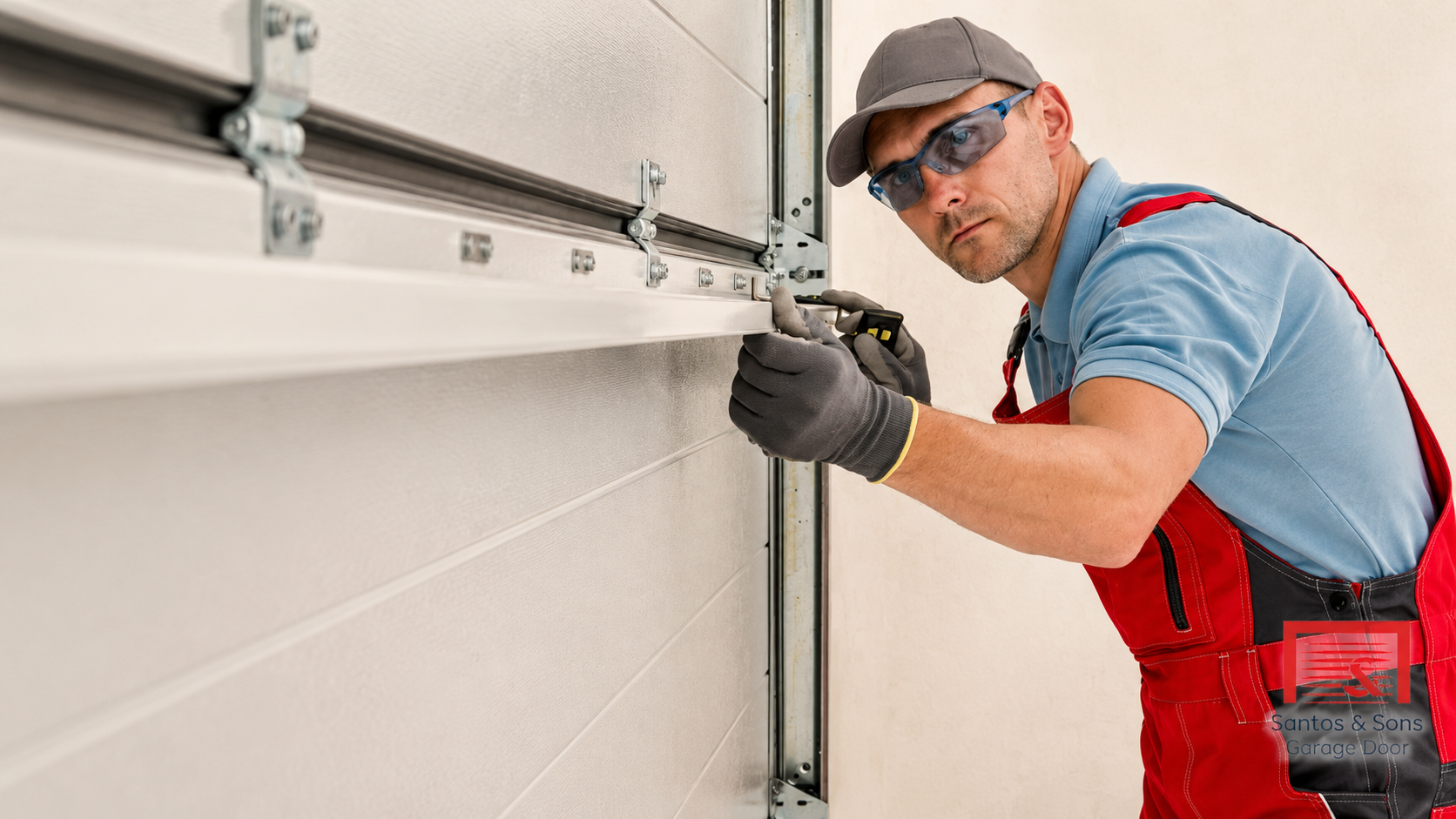 Santos and Sons professional garage door repair in San Mateo, CA